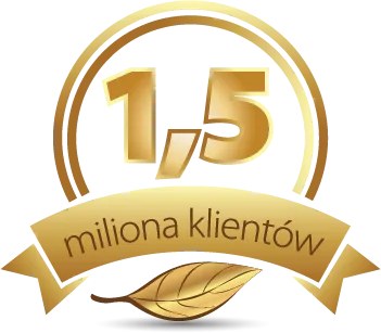 Odznaka za osiągnięcie 1,5 miliona klientów